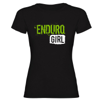 Camiseta ENDURO GIRL mujer negra by TZOR